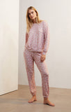 Cozy Heart Pajama Set - Greige Goods