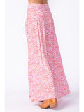 Floral Slit Maxi Skirt