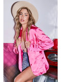 Satin Blazer - Greige Goods