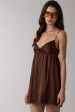 Twisted Sweetheart Mini Dress
