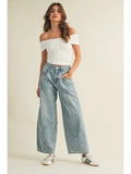 Barrel Denim Pants