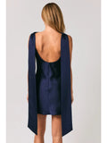Midnight Muse Satin Mini Dress