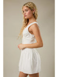 Poplin Mini Dress - Greige Goods