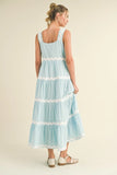 Tiered Ric Rac Midi - Greige Goods