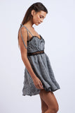 Checker Tie Strap Mini