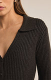 Rina Button Up Sweater - Greige Goods