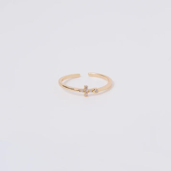 Faith Cross Ring