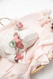 Ruffle Knit Baby Blanket
