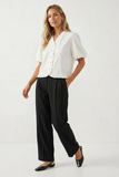 Ruffle Detail Bubble Top - Greige Goods