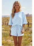Polka Dot Top and Shorts Set - Greige Goods