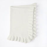 Ruffle Knit Baby Blanket
