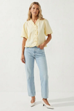 Ruffle Detail Bubble Top - Greige Goods