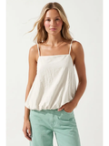Bubble Cami Top - Greige Goods