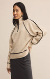 Alps Half Zip Sweater - Greige Goods