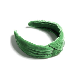 Knotted Velvet Headband - Greige Goods