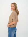 Short Sleeve Anywhere Top - Greige Goods