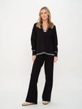 Kellie Stiched Pant - Greige Goods