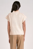 Short Sleeve Sweater Crewneck - Greige Goods