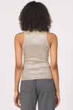 Pamela Metallic Tank - Greige Goods