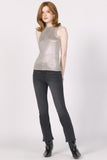 Pamela Metallic Tank - Greige Goods