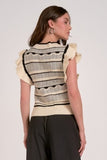 Ruffle Sweater Top - Greige Goods