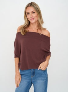 Short Sleeve Anywhere Top - Greige Goods