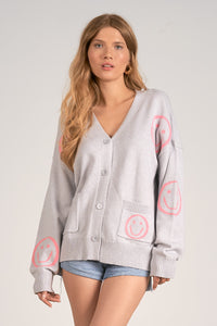 Smiley Cardigan - Greige Goods