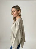 Jane Oversized Cardigan - Greige Goods