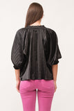 Anais Satin Blouse - Greige Goods