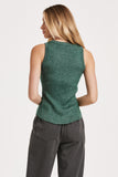 Cora Glitter Sleeveless Tank - Greige Goods