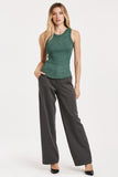 Cora Glitter Sleeveless Tank - Greige Goods