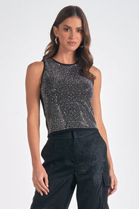 Embellished Tank Top - Greige Goods