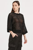 Rosalia Metallic Sweater - Greige Goods