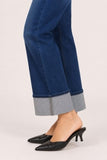 The Holly Cuff Jean - Greige Goods