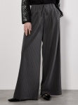 Pinstripe Pleated Pants