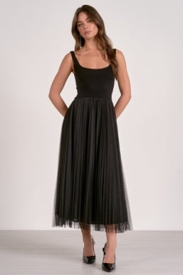 Tulle Midi Skirt Dress - Greige Goods