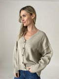 Jane Oversized Cardigan - Greige Goods
