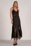 Maxi Slip Lace Dress - Greige Goods