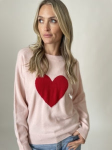 Heart Sweater - Greige Goods