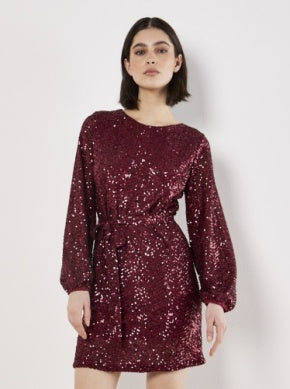 Chevron Sequins Mini - Greige Goods