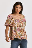 Love Floral Blouse - Greige Goods