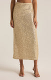 Saturn Sequin Skirt - Greige Goods
