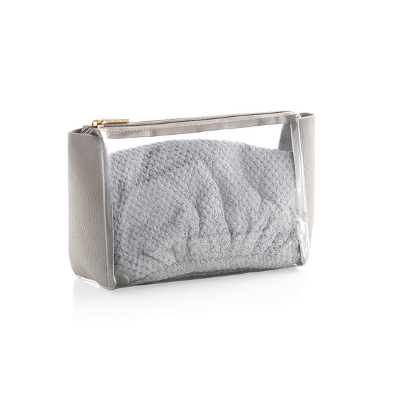 Eden Hair Towel & Zip Pouch Set - Greige Goods
