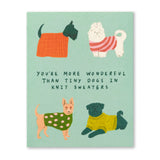 Tiny Dogs Friendship Card - Greige Goods