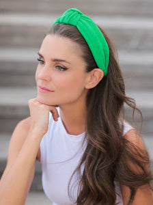 Knotted Terry Headband - Greige Goods