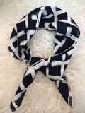 The "X" Scarf - Greige Goods