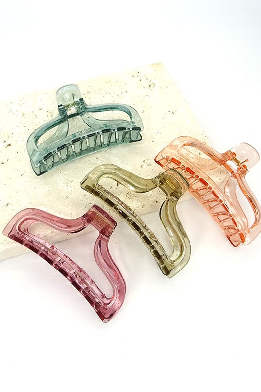 Transparent Claw Clip - Greige Goods