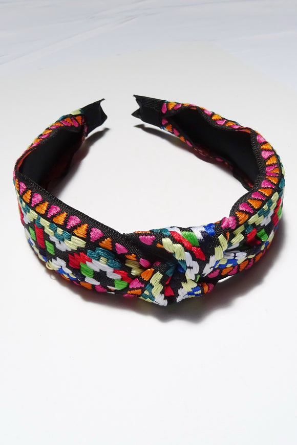 Bohemian Printed Knot Headband - Greige Goods