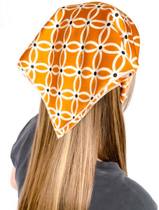 Fleur Satin Scarf - Greige Goods