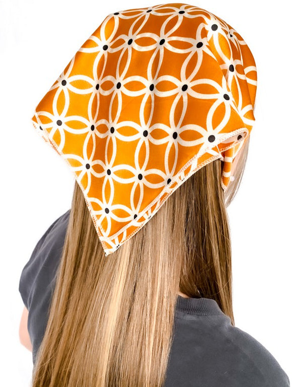 Fleur Satin Scarf - Greige Goods